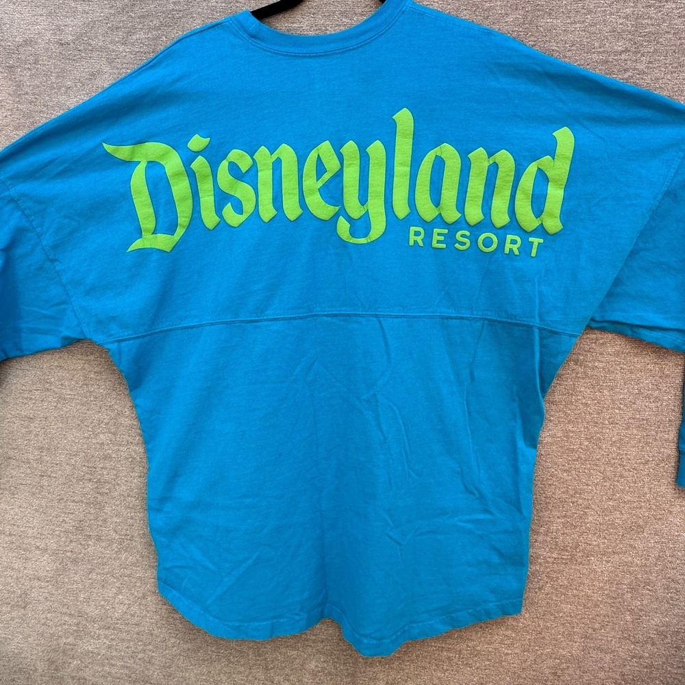 Disneyland Resort Spirit‎ Jersey Size XL Authentic Original Blue Neon